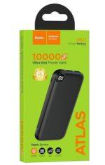 Power Bank Hoco DB17 ATLAS 2USB/Micro/Type-C/LCD 10.000mAh Black