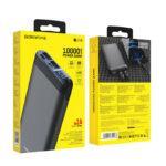 Power Bank BOROFONE BJ10 Golden Armor metal digital display power bank(10000mAh)  black