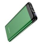 Power Bank BOROFONE BJ10 Golden Armor metal digital display power bank(10000mAh) dark green