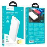 Power Bank Hoco J87 Tacker PD20W+QC3.0 power bank(10000mAh) white