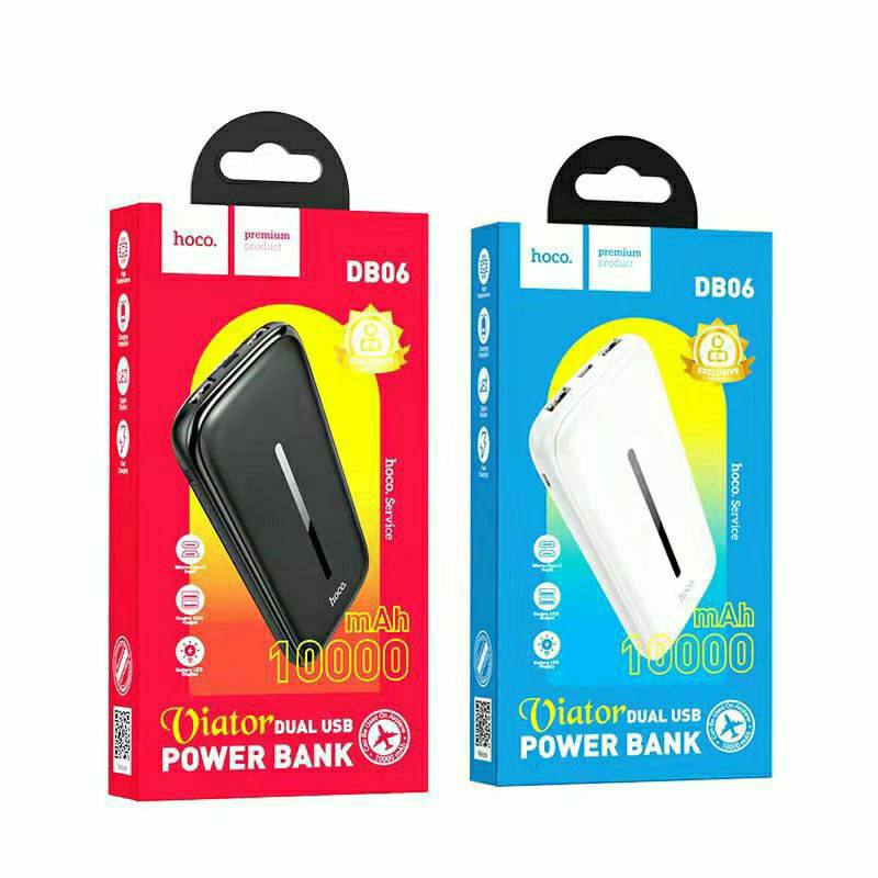 Power Bank Hoco DB06 VIATOR Dual USB power bank(10000mAh) white Power Bank Hoco DB06 VIATOR Dual USB power bank(10000mAh) white