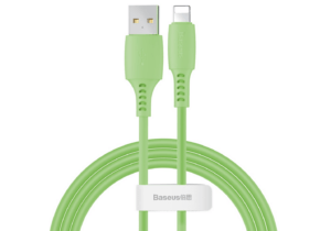 Кабель Baseus Colourful iP 2.4A 1.2m Green