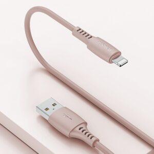Кабель Baseus Colourful iP 2.4A 1.2m Pink