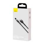 Кабель Baseus Zinc Magnetic Iphone 2.4a 1m grey+blac
