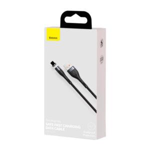 Кабель Baseus Zinc Magnetic Iphone 2.4a 1m grey+blac