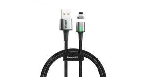 Кабель Baseus Zinc Magnetic Iphone 2a 1m Тех-упак black