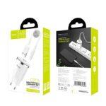 СЗУ HOCO C37A Thunder power single port charger Set lightning (EU)white