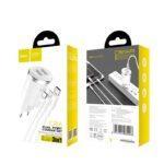 СЗУ HOCO C38A Thunder power dual port Set 3-1 white