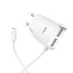 СЗУ HOCO C59A Mega joy Double port Lightning white