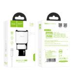 СЗУ HOCO C59A Mega joy Double port Lightning white