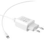 СЗУ HOCO C62A Victoria dual port charger set(Lightning)(EU) white