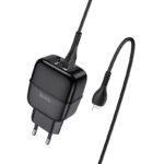 СЗУ HOCO C77A Highway Dual Port lightning black