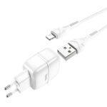 СЗУ HOCO C77A Highway Dual Port lightning white
