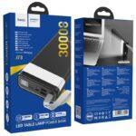 Power Bank Hoco J73 Powerful desk lamp (30000mAh) black