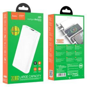 Power Bank Hoco J85 Wellspring digital display power bank(20000mAh) white