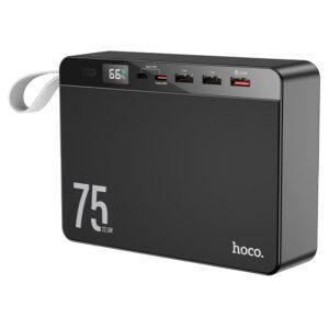 Power Bank Hoco J94 Overlord 22.5W fully compatible power bank(75000mAh) black