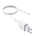 СЗУ HOCO C81A Asombroso single port charger set 2.1A (iP)(EU) white