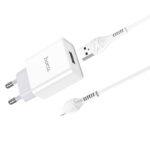 СЗУ HOCO C81A Asombroso single port charger set 2.1A (iP)(EU) white