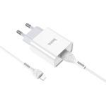 СЗУ HOCO C81A Asombroso single port charger set 2.1A (iP)(EU) white