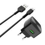 СЗУ HOCO C70A Cutting-edge single port QC3.0 Type-C black
