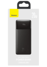 Power Bank Baseus Bipow Digital Display 20000mAh 20W Black