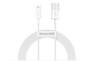 Кабель Baseus Pudding Series Fast Charging Cable USB to iP 2.4A 2m Stellar White