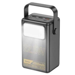 Power Bank Hoco J110 Powerful 22.5W fully compatible power bank(60000mAh) black