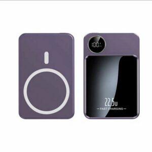 Магнитный беспроводной Power Bank с MagSafe Q9 20W 10000mah Violet