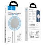 Беспроводное ЗУ HOCO CW28 Original series magnetic wireless fast charger white