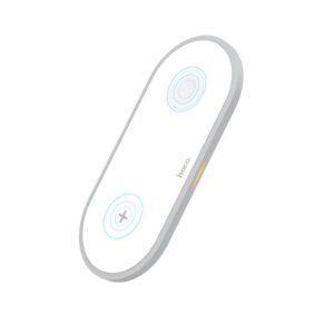Беспроводное ЗУ HOCO Wisdom 2in1 (iPhone/Watch charger) CW20 white