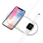 Беспроводное ЗУ HOCO Wisdom 2in1 (iPhone/Watch charger) CW20 white