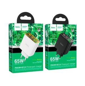 СЗУ HOCO CS44A Smart PD65W(2C1A) charger white