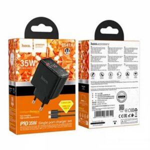СЗУ HOCO CS41A Smart single port PD35W charger black