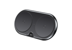 Baseus dual Wireless charger plastic style black
