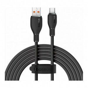 Кабель Baseus Pudding Series Fast Charging Cable USB to Type-C 100W 1.2m Cluster Black