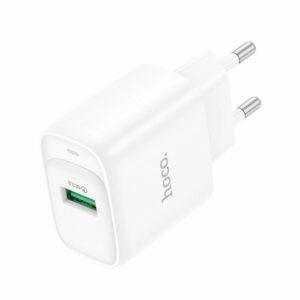 СЗУ HOCO C140A Smart single port QC3.0 charger set(Type-C) white