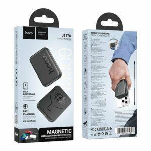 Power Bank Hoco J117A Esteem PD20W magnetic power bank(10000mAh) black