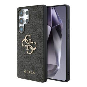Guess для Galaxy S25 Ultra чехол PU 4G Big metal logo Hard Black