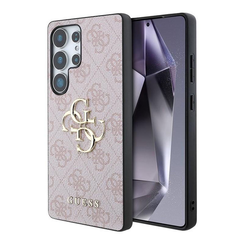 Guess для Galaxy S25 Ultra чехол PU 4G Big metal logo Hard Pink Guess для Galaxy S25 Ultra чехол PU 4G Big metal logo Hard Pink