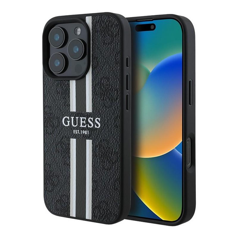 Fashion case Magsave для Iphone Guess 16 Pro Black Fashion case Magsave для Iphone Guess 16 Pro Black