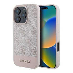 Guess для iPhone 16 Pro чехол PC/TPU Heart Hard Transparent