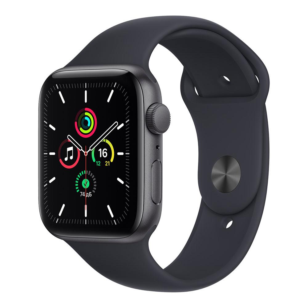 Apple WATCH Series SE GPS 44mm Black Midnight Aluminium case Sport band MKN53LL/A Apple WATCH Series SE GPS 44mm Black Midnight Aluminium case Sport band MKN53LL/A